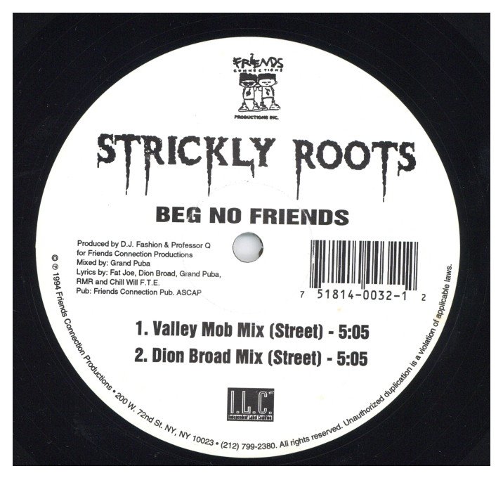 中古ﾚｺｰﾄﾞ STRICKLY ROOTS – BEG NO FRIENDS – レコード販売 フリークス