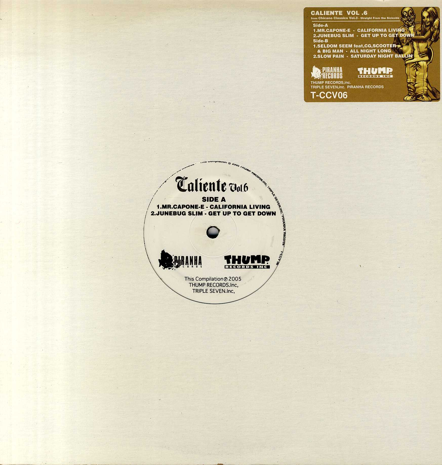 中古ﾚｺｰﾄﾞ Mr. Capone-E / Slow Pain – California Living / Saturday