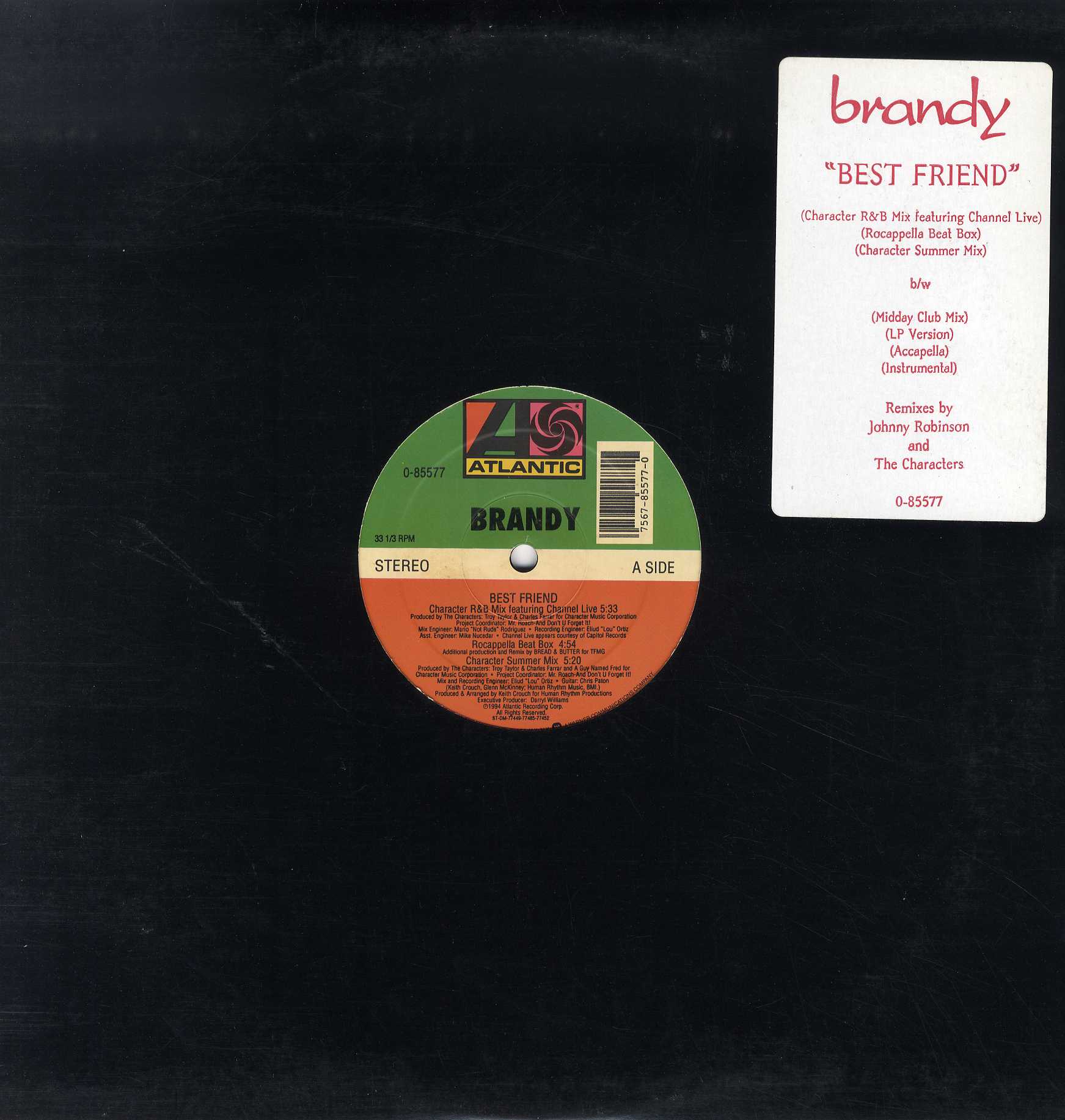 中古ﾚｺｰﾄﾞ BRANDY – BEST FRIEND – レコード販売 フリークス