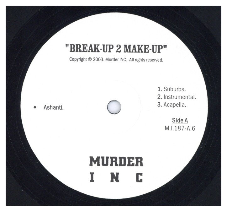 新品レコード ASHANTI - BREAKUP 2 MAKEUP / CARRY ON