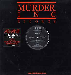 新品レコード ASHANTI - RAIN ON ME-REMIX