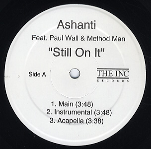 新品レコード ASHANTI - STILL ON IT