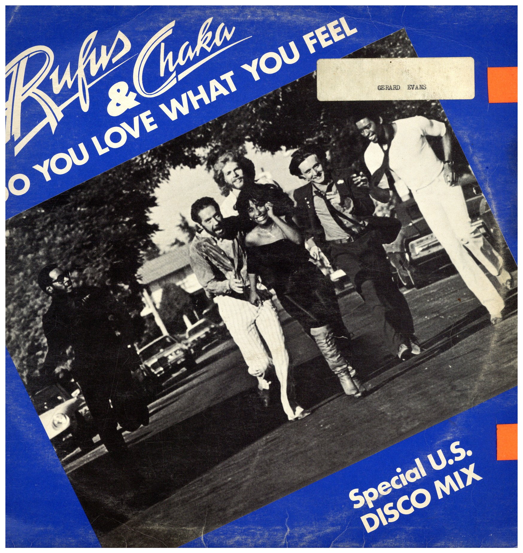 中古レコード RUFUS & CHAKA KHAN - DO YOU LOVE WHAT YOU FEEL with Jackst