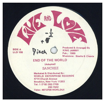 中古レコード SANCHEZ - END OF THE WORLD