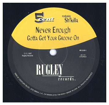 中古レコード 5 CENT - NEVER ENOUGH / GET YOUR GROOVE ON