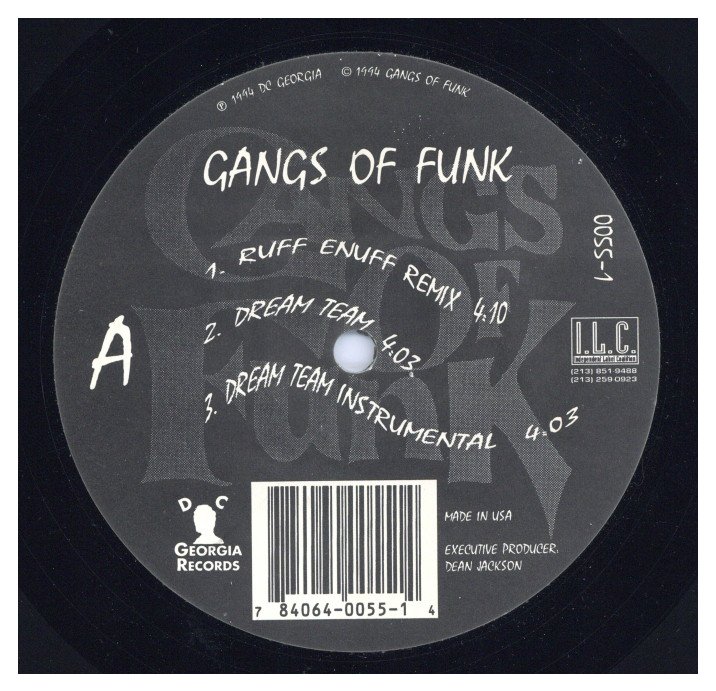 中古レコード GANGS OF FUNK - RUFF ENUFF / DREAM TEAM