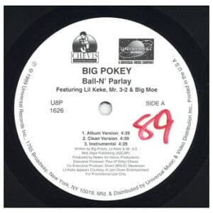 中古ﾚｺｰﾄﾞ BIG POKEY - BALL-N' PARLAY / HARDEST PIT