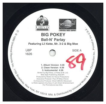 中古レコード BIG POKEY - BALL-N' PARLAY / HARDEST PIT