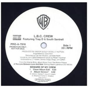 中古ﾚｺｰﾄﾞ L.B.C. CREW - BEWARE OF MY CREW (PROMO)