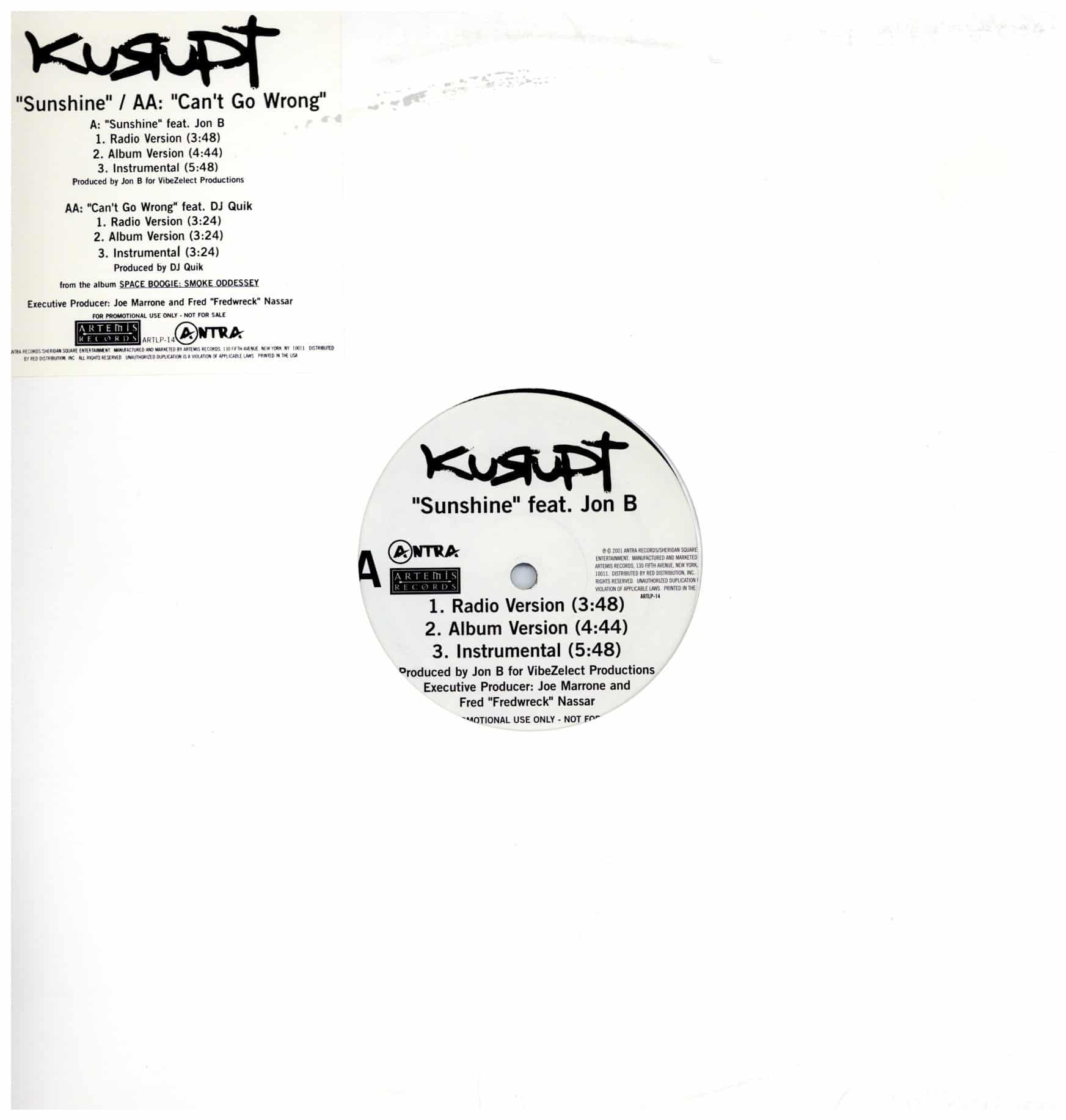 中古レコード KURUPT - SUNSHINE / CAN'T GO WRONG