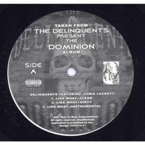 中古レコード THE DELINQUENTS - LIKE WHAT / SILLY NI##A