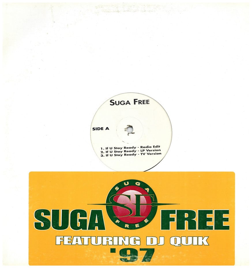 中古レコード SUGA FREE - IF U STAY READY / FLY FO LIFE (White Labele