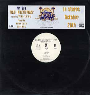 中古レコード DR DRE - BAD INTENTIONS