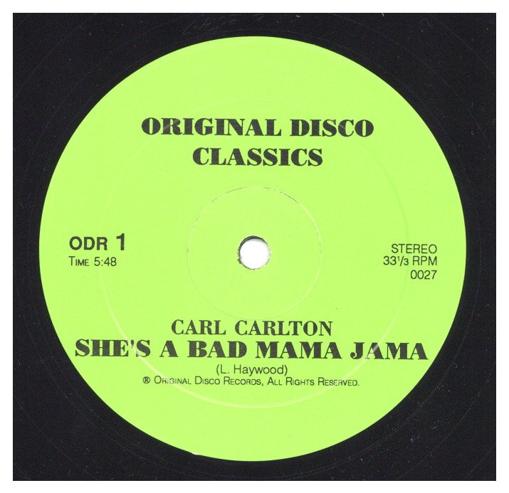 中古レコード Carl Carlton / Change - She's A Bad Mama Jama / Paradise
