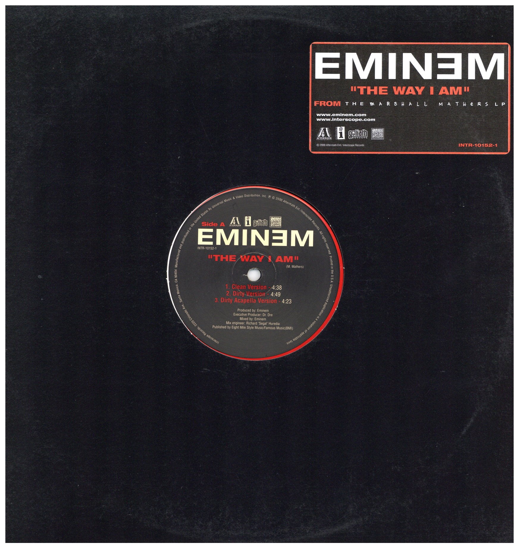 中古レコード EMINEM - THE WAY I AM