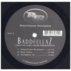 中古ﾚｺｰﾄﾞ BADDFELLAZ - Get Da Cream / Downtown Blowout (From The Album Dead Presidents)