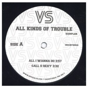 中古ﾚｺｰﾄﾞ VS - All I Wanna Do / Call U Sexy (All Kinds of Trouble Sampler)