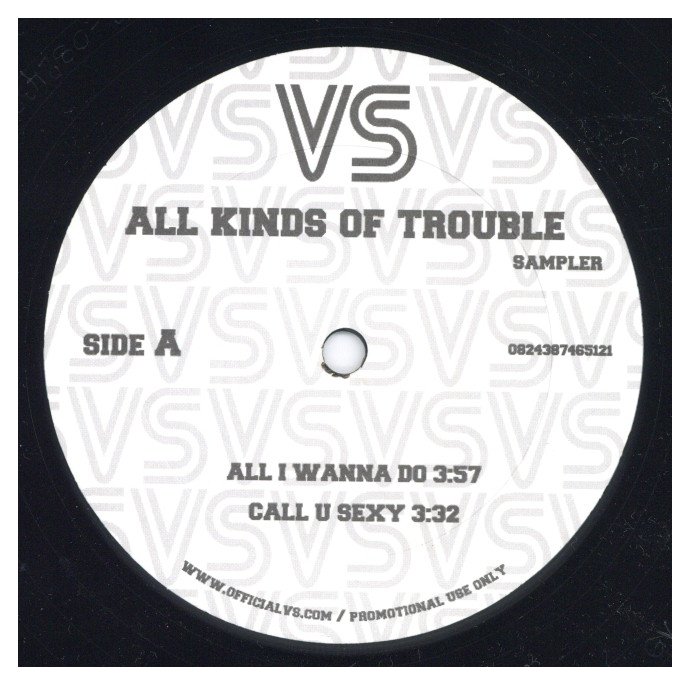 中古レコード VS - All I Wanna Do / Call U Sexy (All Kinds of Trouble Sampler)