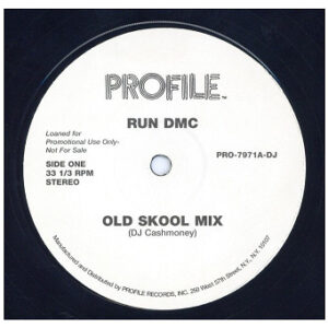 中古ﾚｺｰﾄﾞ RUN DMC - OLD SKOOL MIX / HERE WE GO (LIVE AT THE FUNHOUSE)