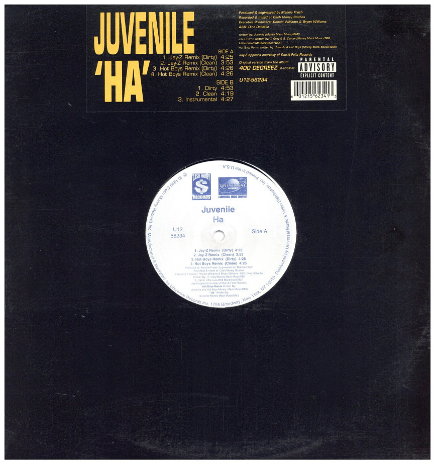 中古レコード JUVENILE - HA