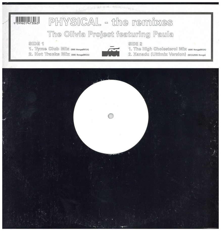 中古レコード THE OLIVIA PROJECT - PHYSICAL (THE REMIXES) / XANADU