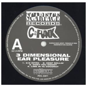 中古ﾚｺｰﾄﾞ C-FUNK - THREE DIMENSIONAL EAR PLEASURE (RE)
