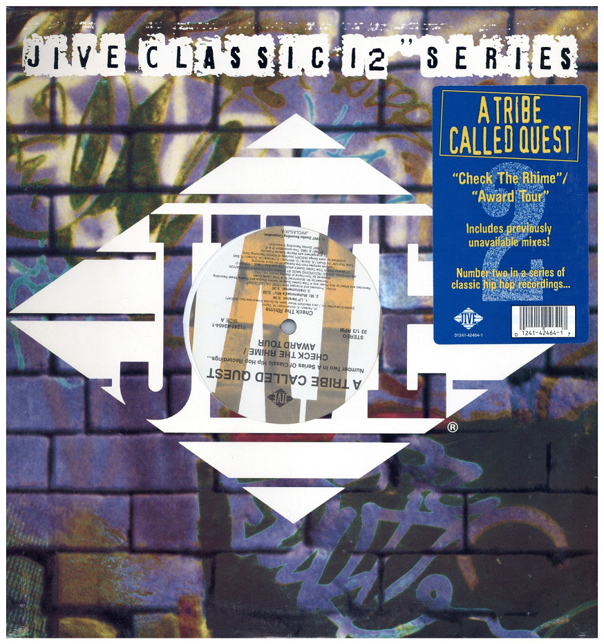 新品レコード A TRIBE CALLED QUEST - CHECK THE RHIME / AWARD TOUR (RI)