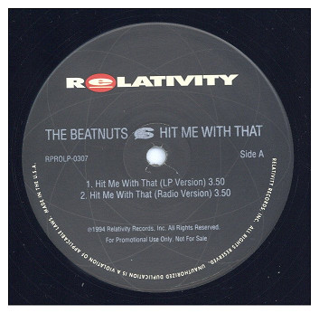 中古レコード THE BEATNUTS - HIT ME WITH THAT (PROMO)