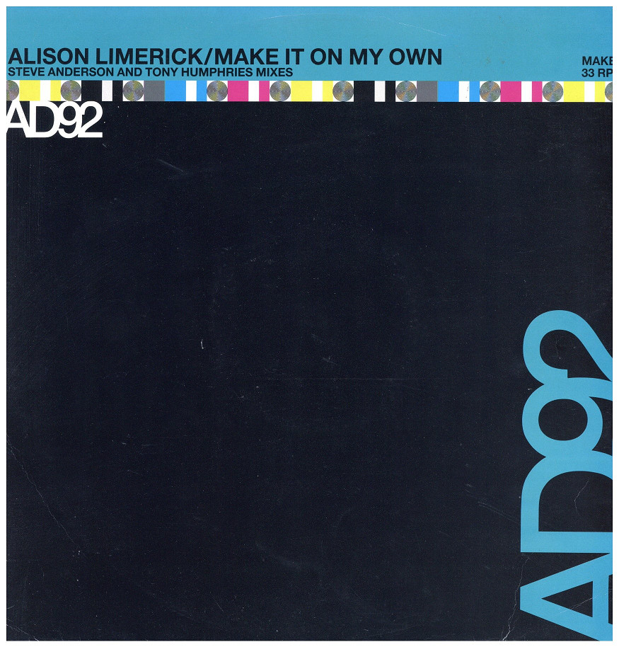 中古レコード ALISON LIMERICK - MAKE IT ON MY OWN (REMIXES) (UK PROMO)