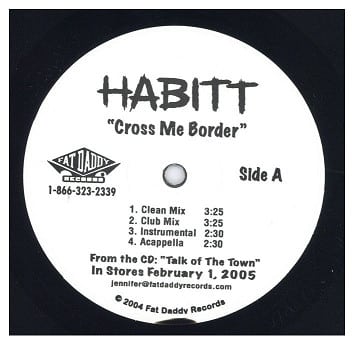 中古レコード HABITT - CROSS ME BORDER