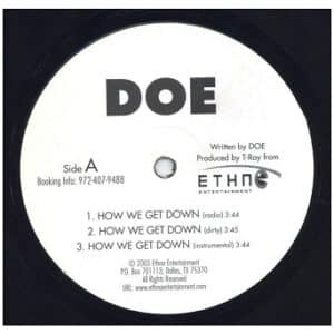 中古ﾚｺｰﾄﾞ DOE - HOW WE GET DOWN / DON'T CALL THE COPS