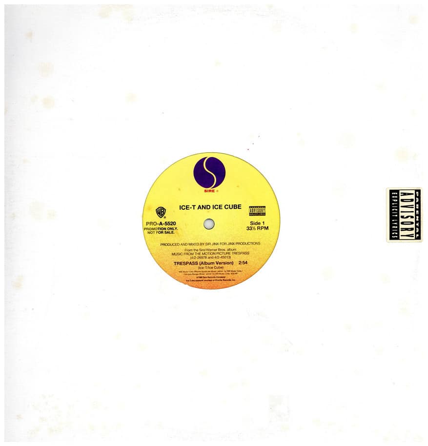 中古レコード ICE-T & ICE CUBE - TRESPASS