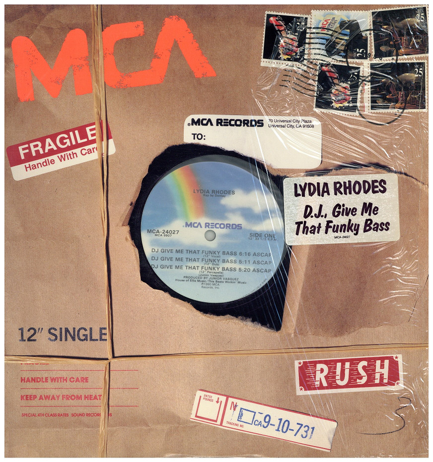 中古レコード LYDIA RHODES - DJ GIVE ME THAT FUNKY BASS
