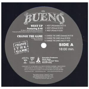 中古ﾚｺｰﾄﾞ BUENO - WEST UP / CHANG THE GAME