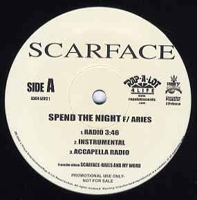 新品レコード SCARFACE - SPEND THE NIGHT