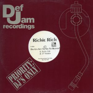 中古ﾚｺｰﾄﾞ RICHIE RICH - DO G'S GET TO GO TO HEAVEN?