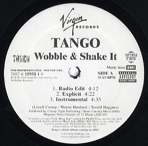 新品レコード TANGO - WOBBLE & SHAKE IT