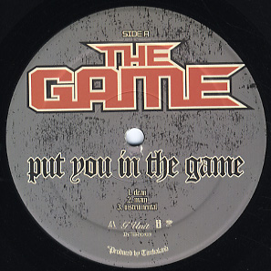 新品レコード THE GAME - PUT YOU IN THE GAME / RUNNIN (WHITE)