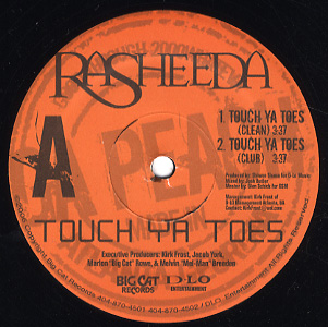 新品レコード RASHEEDA - TOUCH YA TOES