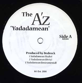 新品レコード THE A'Z - YADADAMEAN