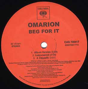 新品レコード OMARION - BEG FOR IT / MIDNIGHT