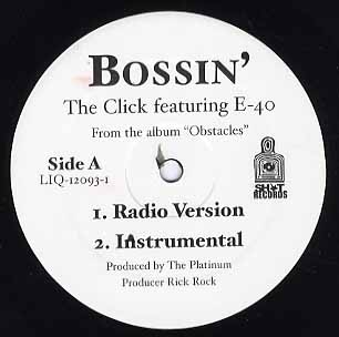 新品レコード THE CLICK - BOSSIN'
