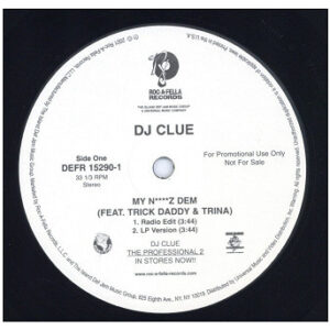 中古ﾚｺｰﾄﾞ DJ CLUE - MY NIGGAZ DEM