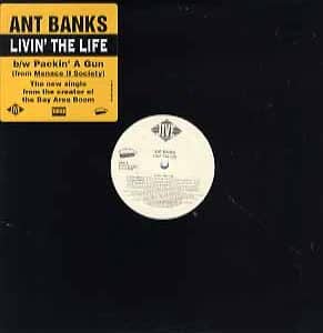 中古ﾚｺｰﾄﾞ ANT BANKS - LIVIN'THE LIFE / PACKIN' A GUN