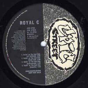 中古ﾚｺｰﾄﾞ ROYAL C - ROLLIN' ON THE EAST SIDE / EYE FOR AN EYE