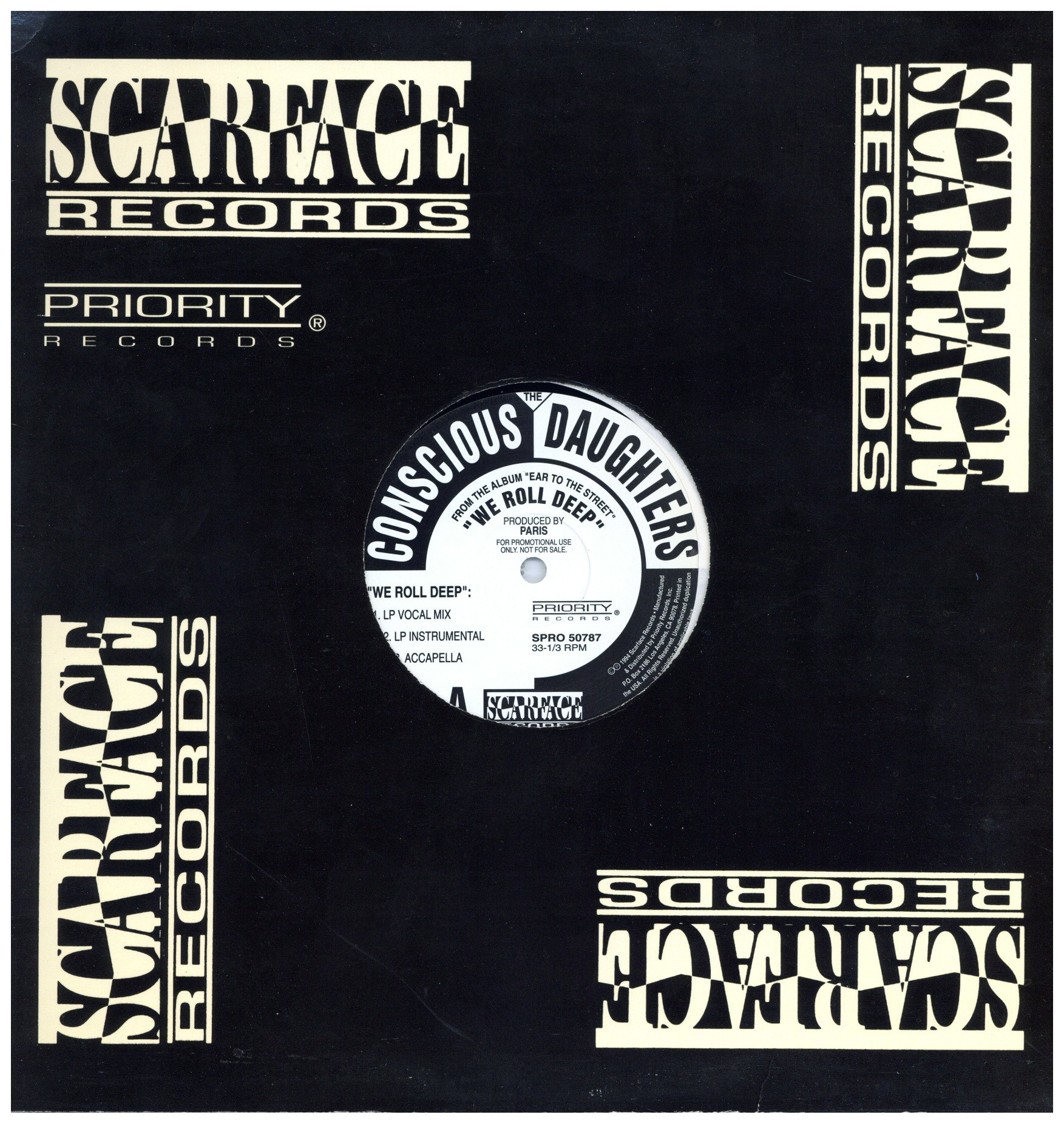 中古レコード THE CONSCIOUS DAUGHTERS - WE ROLL DEEP (PROMO)