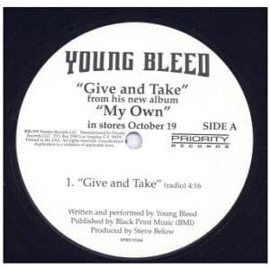 中古ﾚｺｰﾄﾞ YOUNG BLEED - GIVE & TAKE