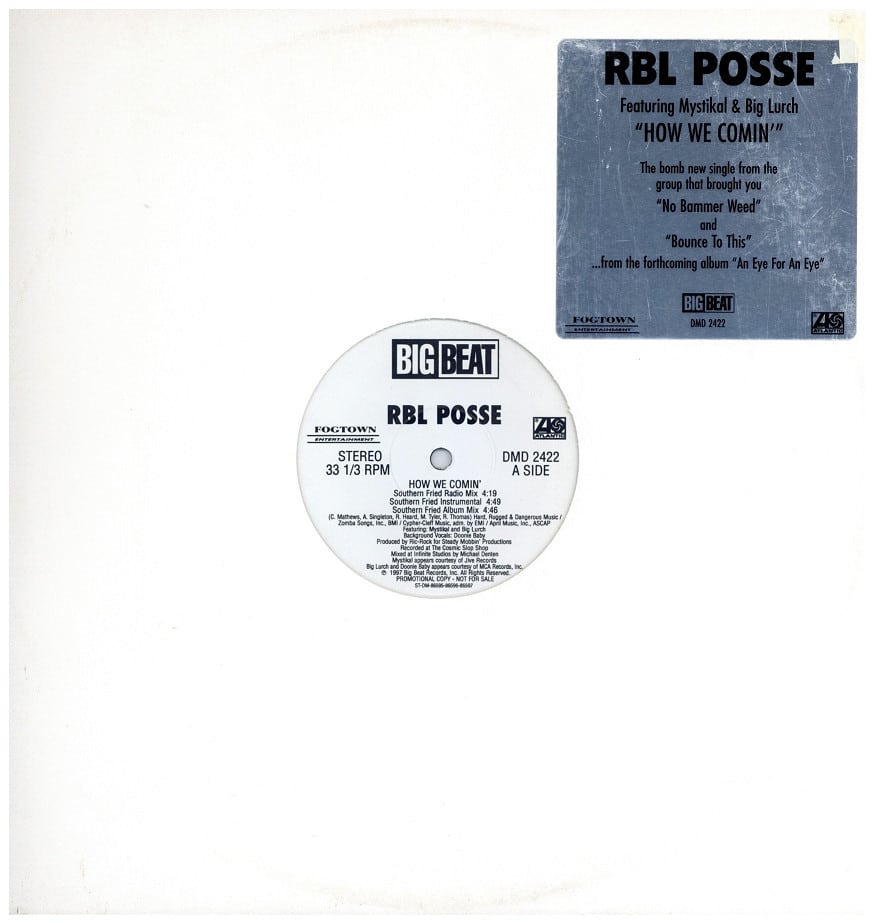 中古レコード RBL POSSE - HOW WE COMIN' (PROMO)