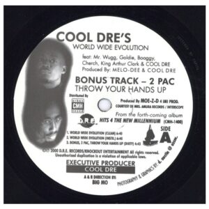 中古ﾚｺｰﾄﾞ 2PAC / COOL DRE - THROW YOUR HANDS UP / COOL DRE'S ANTHEM