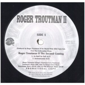 中古レコード ROGER TROUTMAN II - SO RUFF, SO TUFF / GIVE IT TO YOU